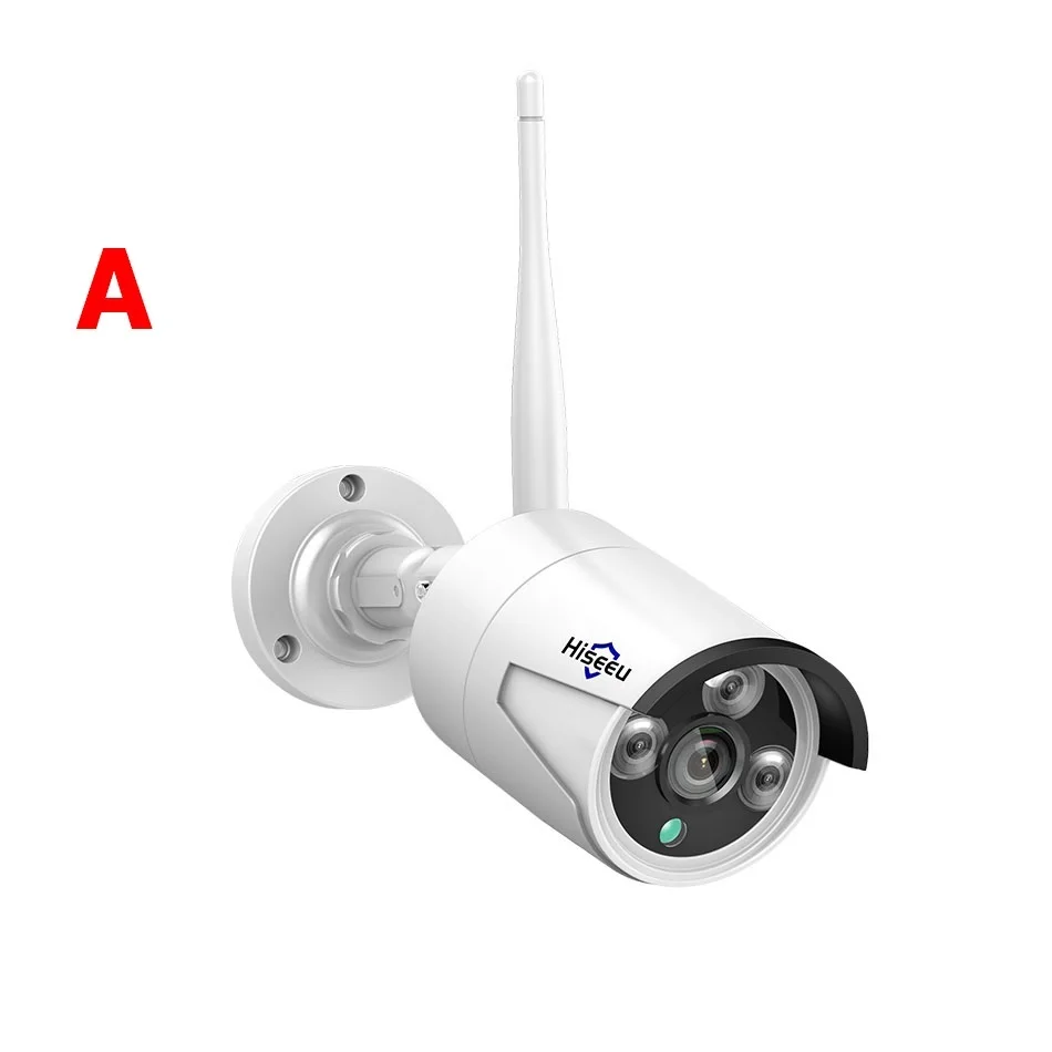 

Беспроводная IP-камера 1536P, объектив 3,6 мм, водонепроницаемая Wi-Fi камера безопасности для комплектов беспроводных систем видеонаблюдения Hiseeu...
