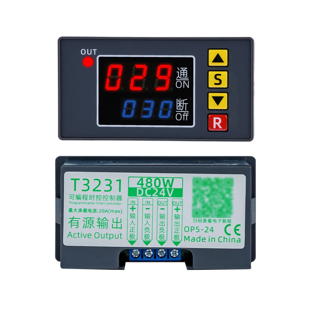 

T3231 AC 110 В 220 В постоянного тока 12 В цифровое реле задержки времени светодиодный дисплей цикл таймер переключатель управления регулируемый переключатель задержки времени