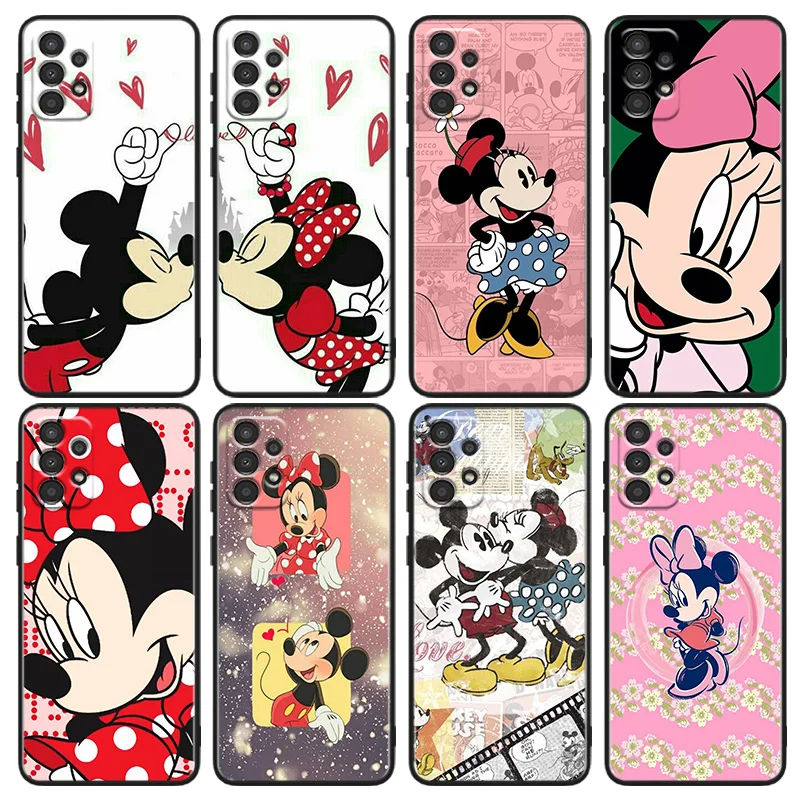

Mickey Mouse Animation Phone Case For Samsung A22S A22 A21S A14 A13 A12 A11 A04S E A03S A02S A01 Core Black Soft Cover