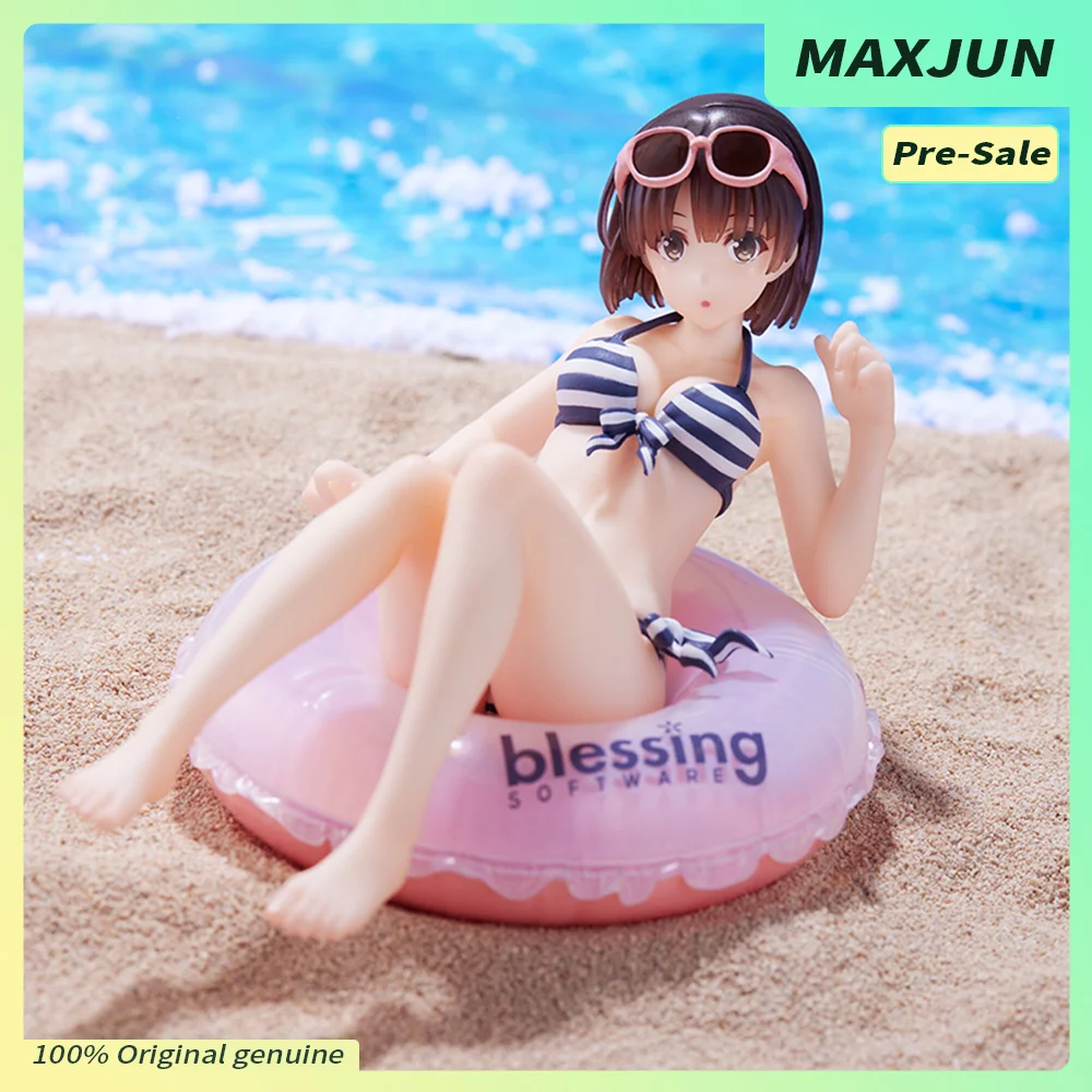 

MAXJUN Original Saenai Heroine no Sodatekata Anime Figure Megumi Kato 10cm PVC Model Toys TAITO Pre Sale Swimsuit Sexy Figures