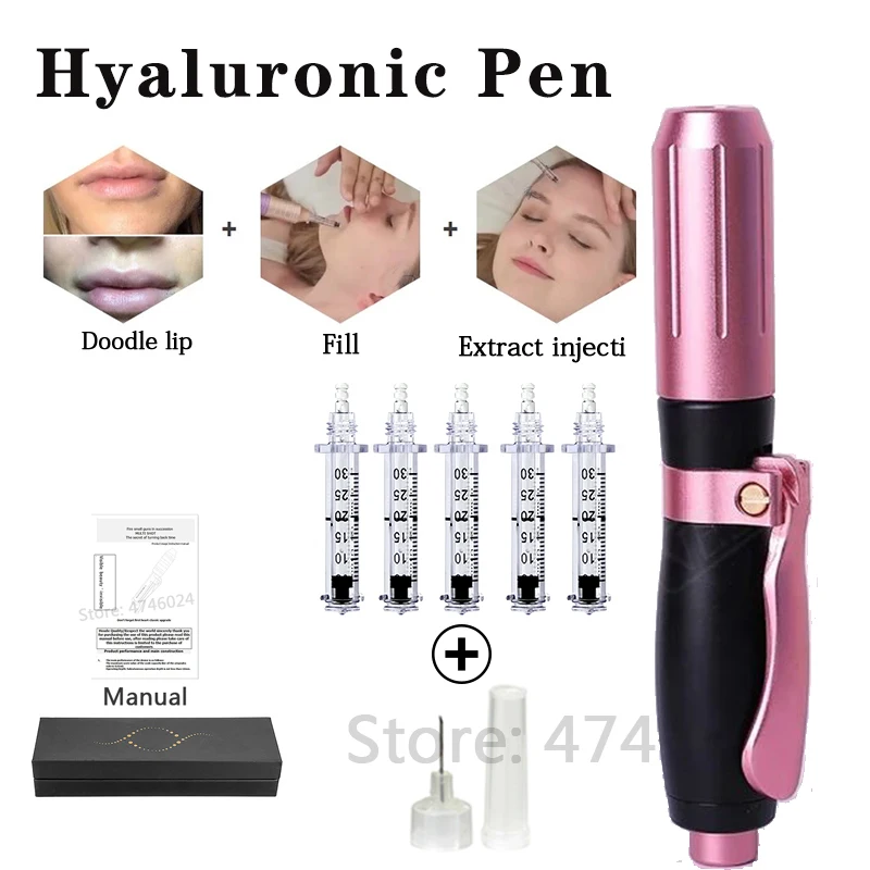 Новое поступление 0 3 мл гиалуроновая ручка из нержавеющей стали Hypodynia