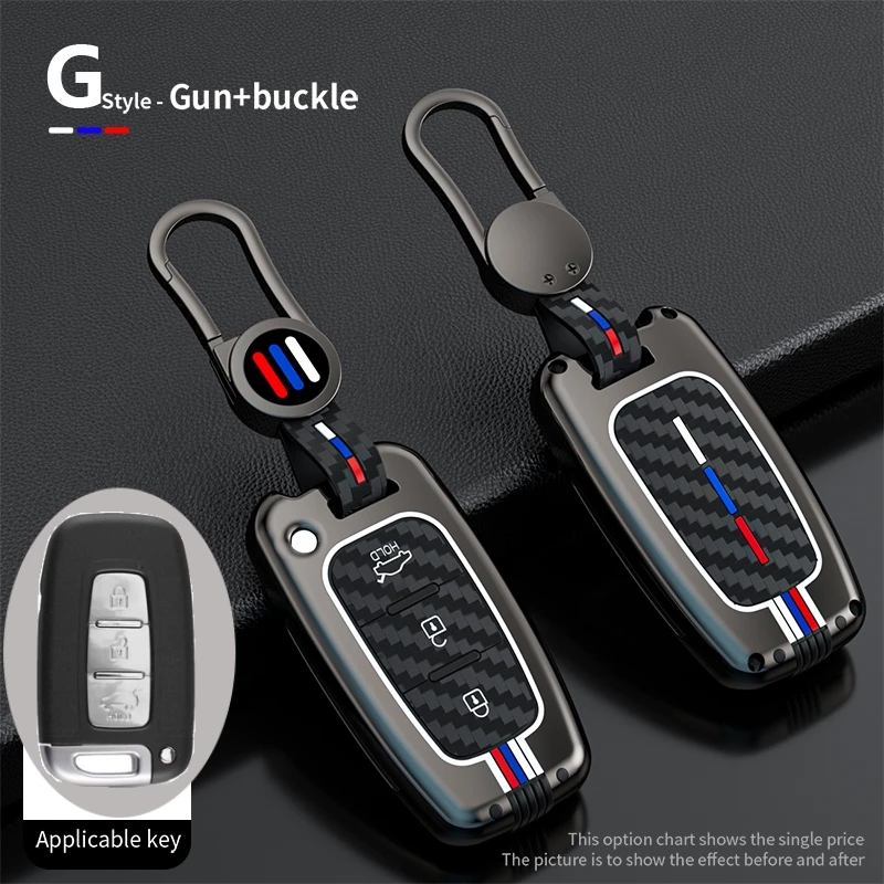 

Чехол для автомобильного ключа с 3 4 кнопками, брелок для Kia Hyundai EQUUS Optima K5 Forte Opirus Rohens Ix35 SOUL SORENTO MOHAVE Borrego