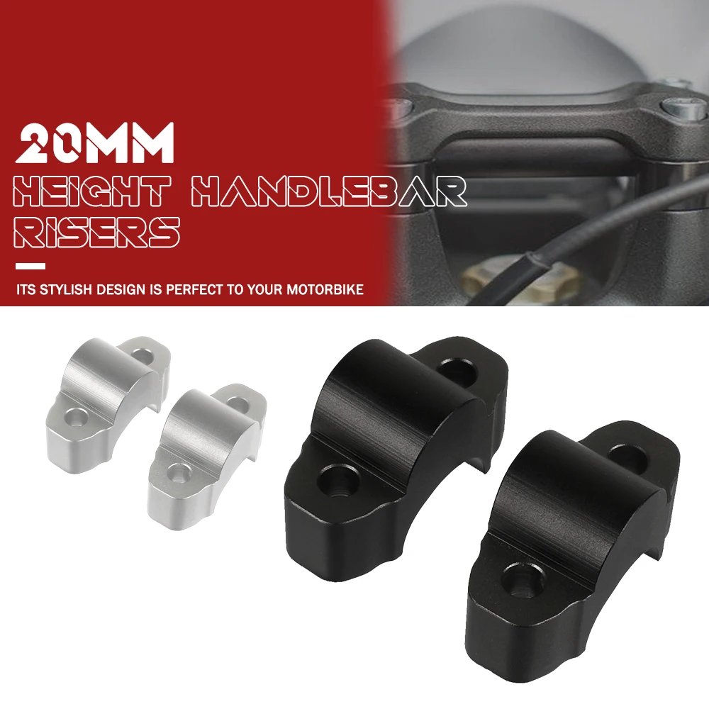 

XT700Z Handle Bar Riser Motorcycle For Yamaha Tenere 700 Rally XTZ 700 2019 2020 2021 2022 Handlebar Riser Extend Clamp Adapter