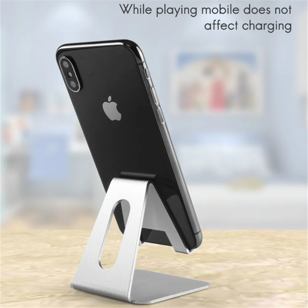 Metal Cell Phone Holder Stand for iPhone Samsung iPad Xiaomi Huawei Mobile Tablet Portable Desk Smartphone |