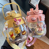 disney my friends tigger pooh anime water cup portable water cup sports kettle cartoon cute portable summer handy cup