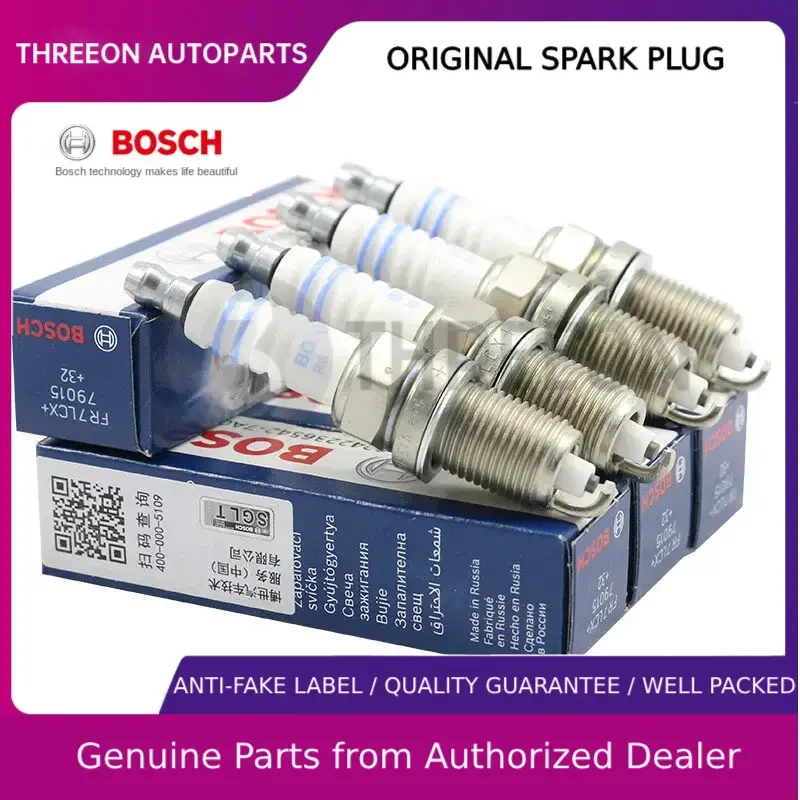 Свеча зажигания BOSCH FR7LCX и никелевая 1/4/6 шт. подходит для Acura MDX Honda CRV Odyssey Accord 9807B-5617P