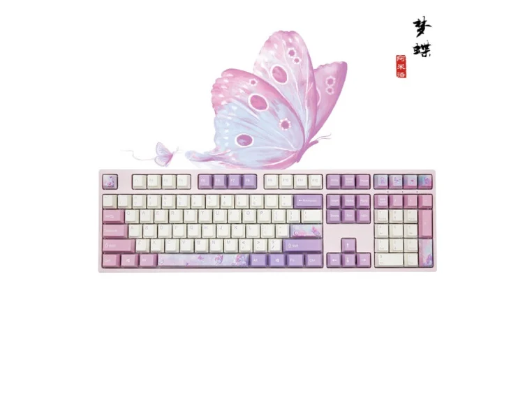 

Varmilo Dream Butterfly 108key Mechanical Keyboard Static capacitance V2 switch PBT keycaps sublimation characters are not worn