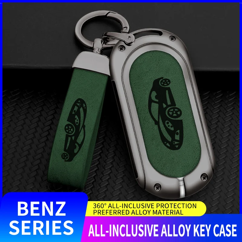 

Car Remote Key Case Cover Shell For Mercedes Benz C E Class W223 W206 C260 C300 S450 S500 S400 Protector Keyless Accessories