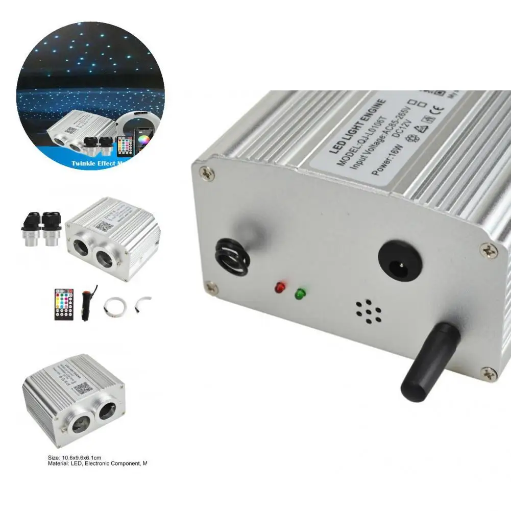 

Easy Setup Safe RGBW 16W Car Roof Ceiling Starry Sky Light Engine for Driving