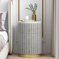 nordic style ins multifunctional bedroom bedside storage small cabinet rack light luxury bedside table simple and modern