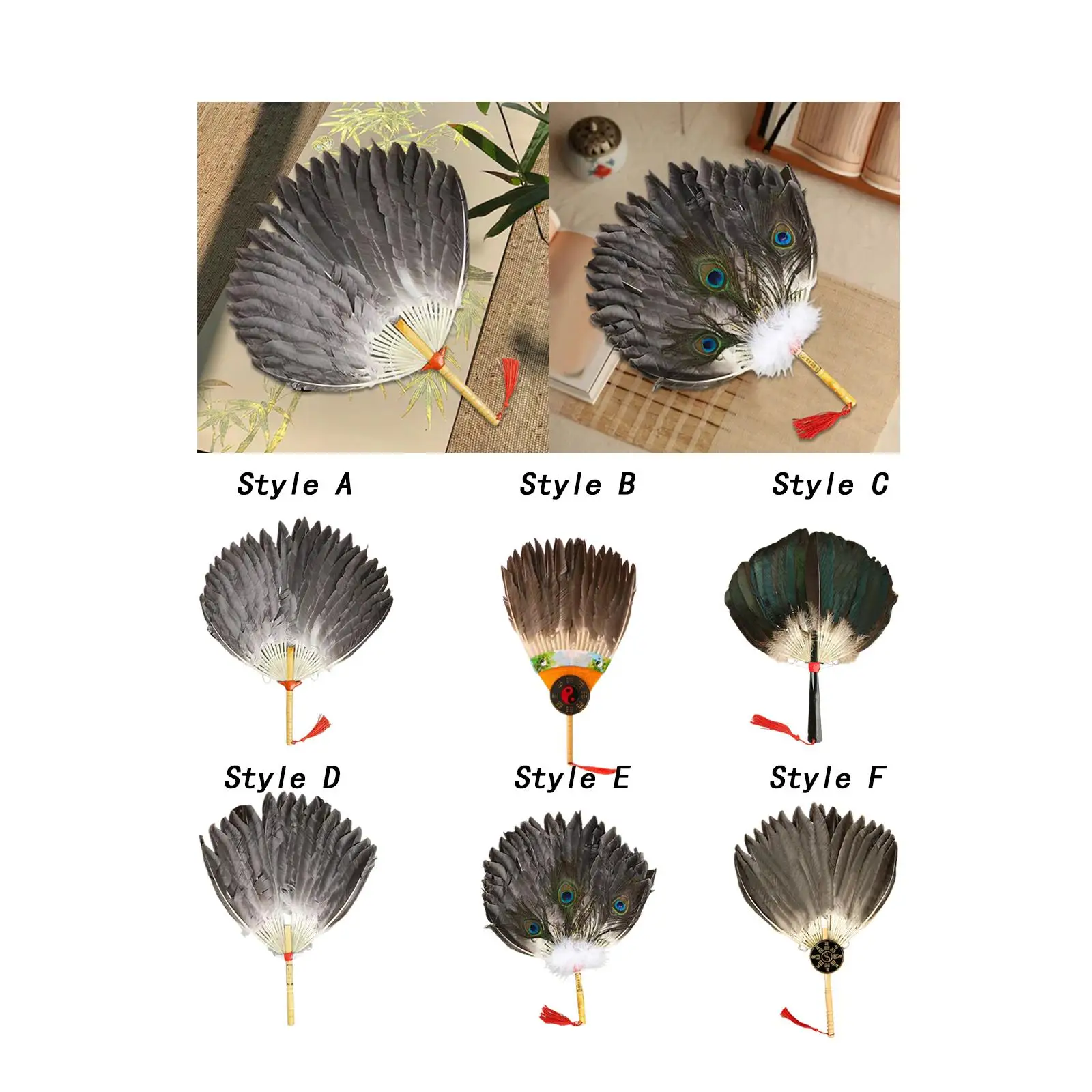 Традиционный Ручной Веер Zhuge Liang Легкий Мужской Летний В Древнем Китайском Стиле