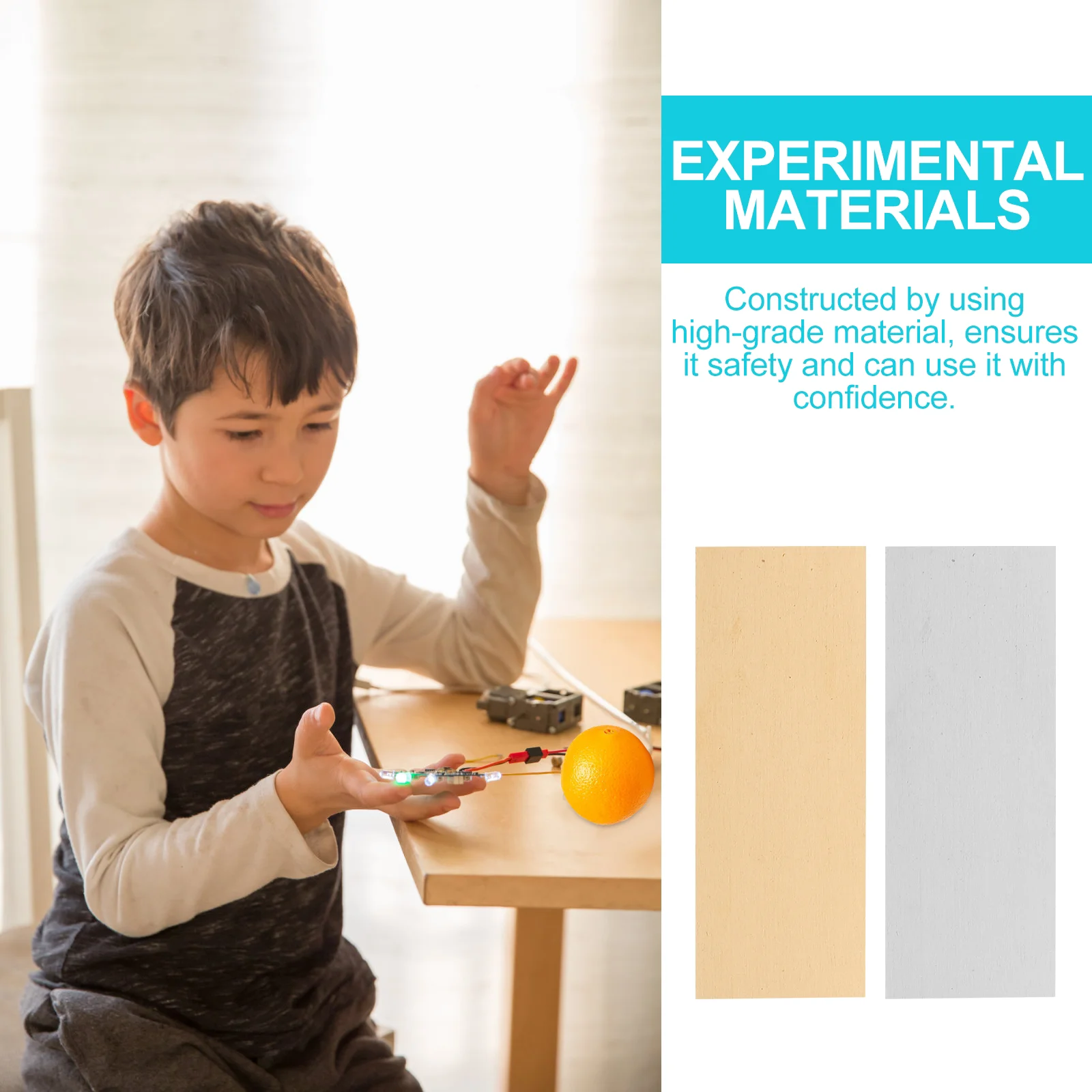 10 пар цинкового листа меди фруктов средства для силовых экспериментов полоски