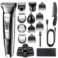 all in one grooming kit electric shaver for men face body beard hair trimmer electric razor rechargeable shaving machine set