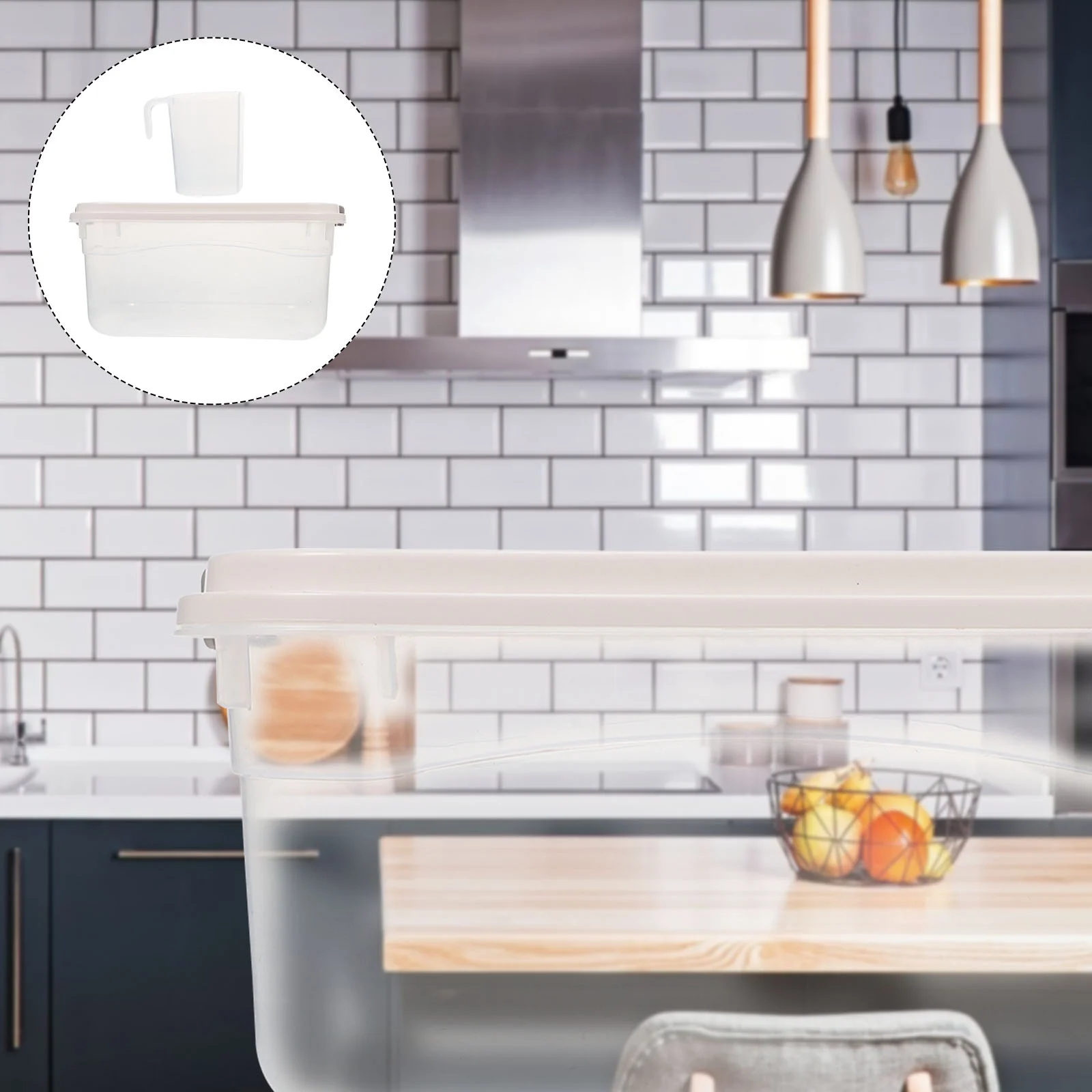 

Rice Storage Bin Large Airtight Cereal Rice Container Dry Flour Sealing Box Grain Organization Bin for Home Kitchen Restaurant