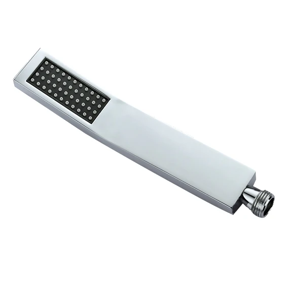 BAKALA полностью латунная квадратная хромированная или черная ручная душевая головка с латунным держателем настенного соединителя и шлангом из нержавеющей стали 1,5 м