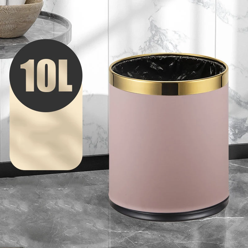 

Recycling Bathroom Trash Can Garbage Container Kitchen Trash Can Paper Basket Wastebasket Dustbin Lixeira Household Merchandises