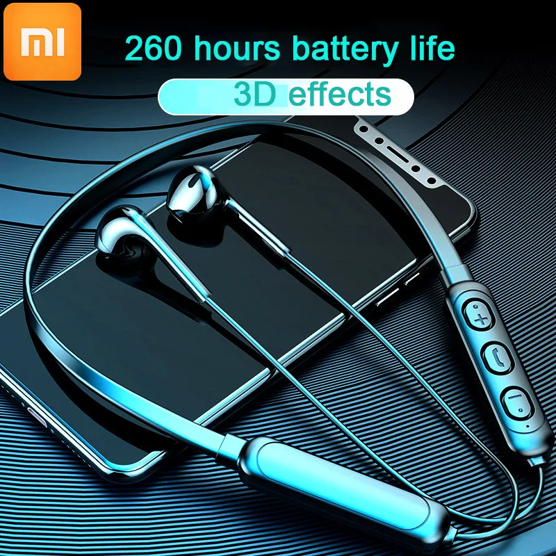 

Xiaomi Neck Hanging Wireless Stereo Headphones Wireless Sports Earphone Headset Hanging Neck Bluetooth 5.0 In ear Headset