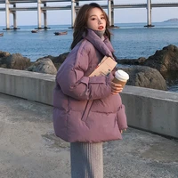 zouxo winter short down women jacket korean style 2022 new fashion clothes loose thick padded coat