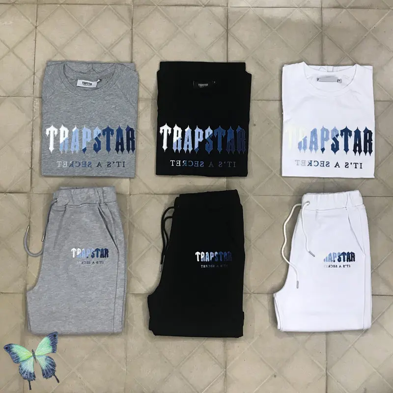 

2022 Oversized CB Short Sleeve T Shirt Men Women Heavy Fabric Trapstar T-Shirt