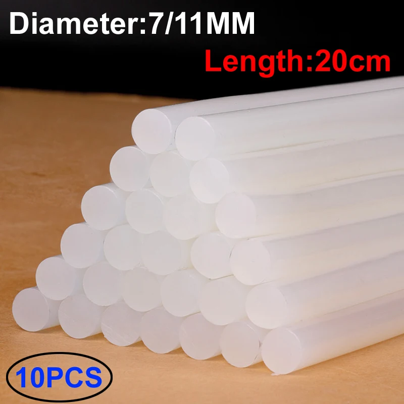 

Мини-стержни термоклея 7/11 мм x 20 см, 10 шт.