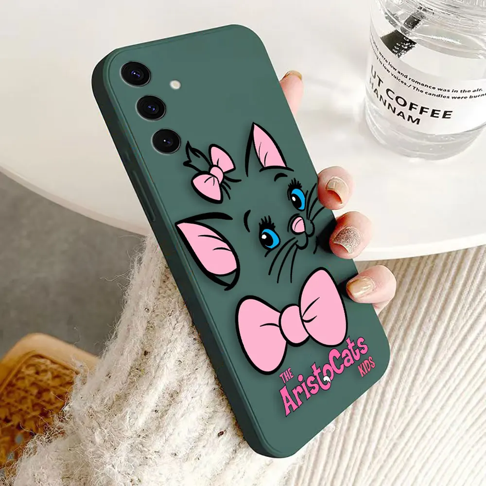 Чехол для телефона Disney Cute Marie Cat Samsung Galaxy M80 M60 M53 M42 M33 M22 M12 M11 M10 M02 F02 A12 A11 A10 A7 A06 A05 A04 S