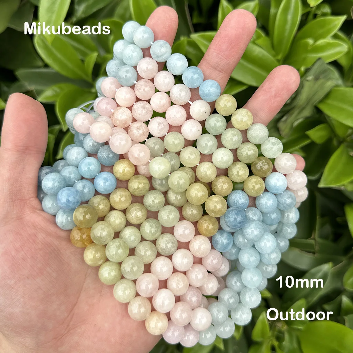 Натуральный мадагаскарский телефон 8 мм 10 A + гладкие свободные бусины