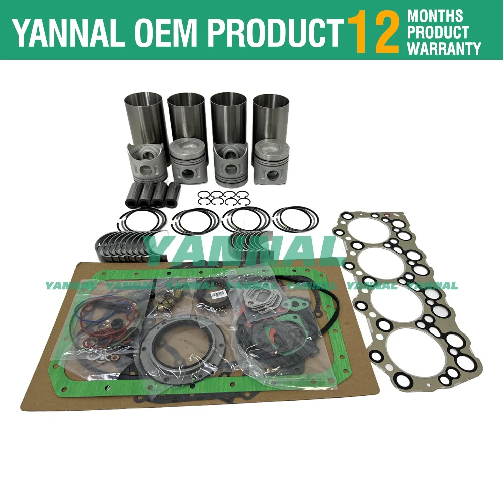 Комплект для капитального ремонта 4D31 двигателя Mitsubishi KATO HD250 HD400 HD450 экскаватора