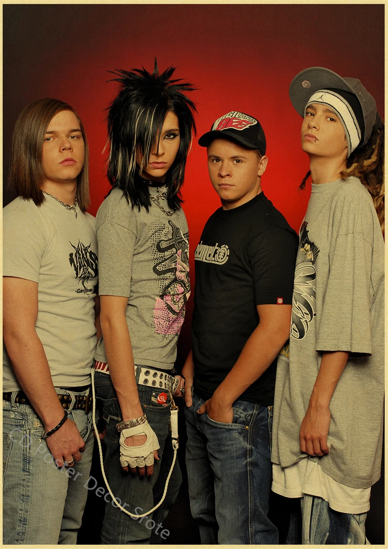 

Плакат Tokio Hotel, ретро, А4/А3