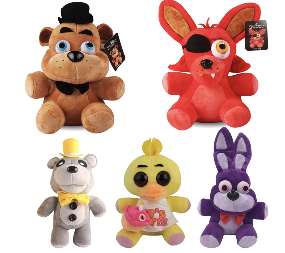 

Игрушка плюшевая FNAF детская мягкая, игрушка в виде медведя, кролика Фокси, 18 см, подарок на день рождения
