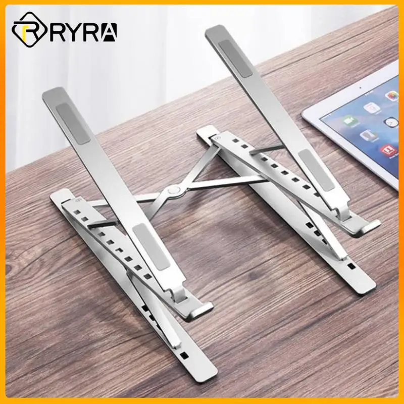 

Регулируемая переносная подставка для ноутбука RYRA, алюминиевый складной держатель для ноутбука и планшета Macbook