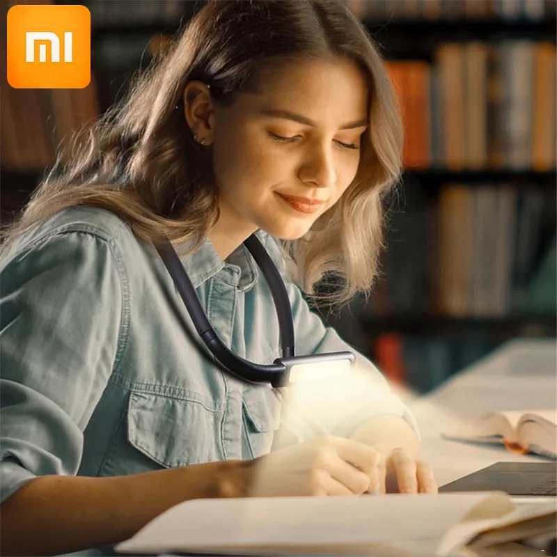 

Xiaomi Новинка гибкие лампы для чтения на шею портативная лампа для чтения с регулируемой яркостью