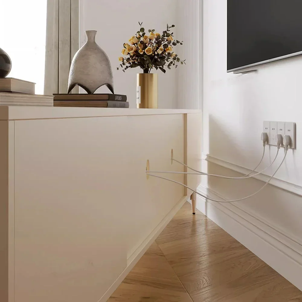 Подставка для телевизора в скандинавском стиле простой дизайн хранения