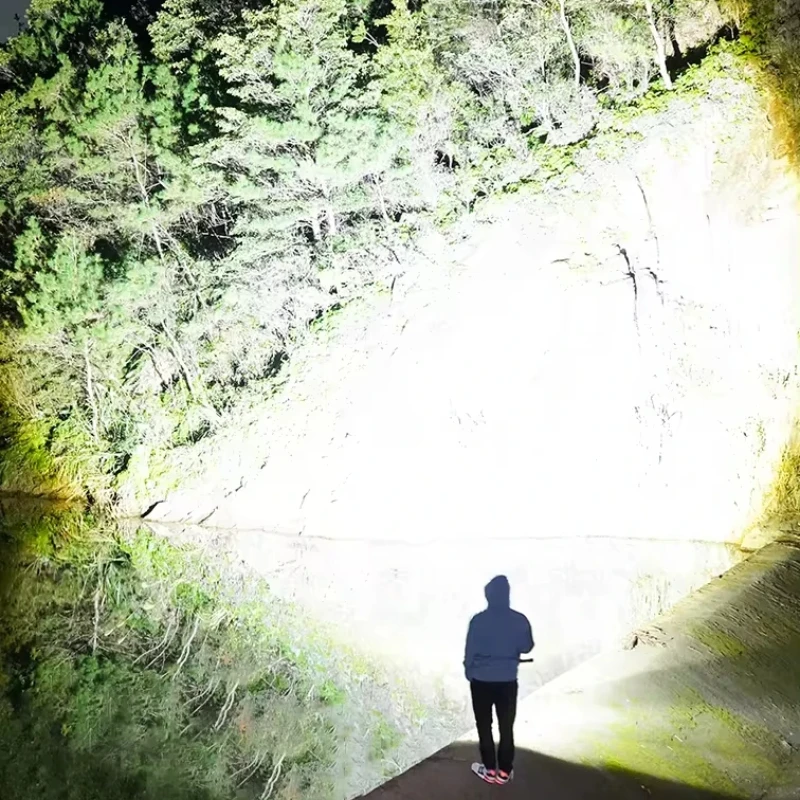 Самый мощный светодиодный налобный фонарь 10000000 LM супер яркий USB перезаряжаемый