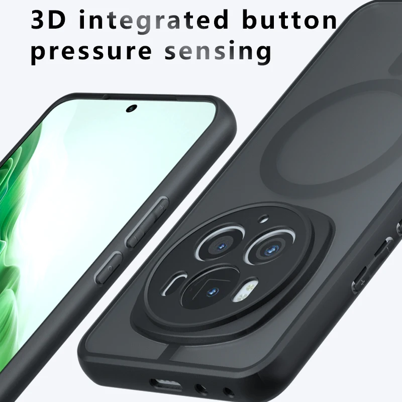 Для Honor Magic 6 Pro Чехол Магнитный чехол с защитой от падения из жесткого