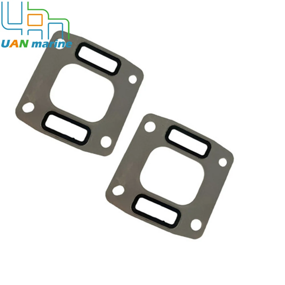 2 шт. прокладка турбосоединения для двигателя Volvo Penta AD 31 41 AQ 40 MD42 3582676 23557475 23557470