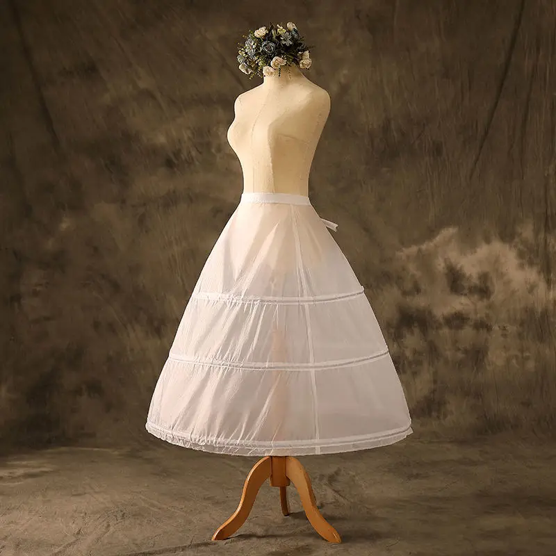 6 Hoop Petticoat Underskirt for Ball Gown Wedding Dress Underwear Crinoline Lolita Dress Accessories Underskirt Panniers
