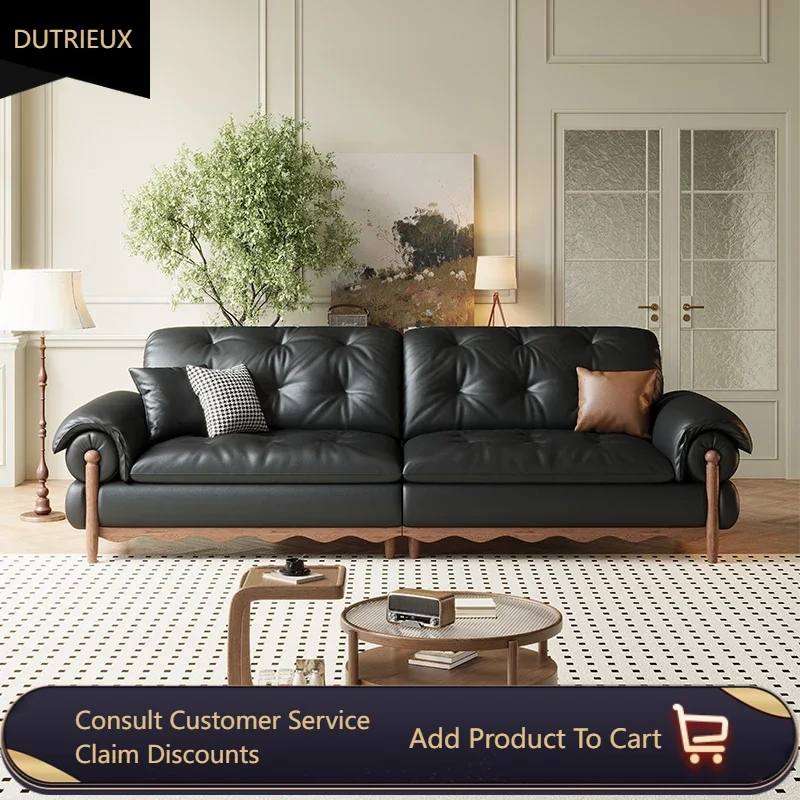 Черные диваны с поддержкой спины европейский деревянный подлокотник