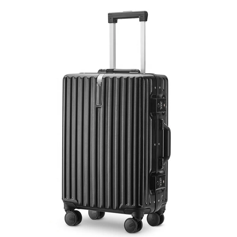 suitcase TSA Lock 360 degree wheel full aluminum travel carry on luggage