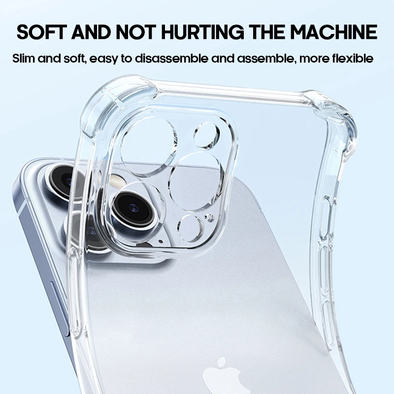 Прозрачный пылезащитный защитный чехол от царапин для iPhone. Универсальная