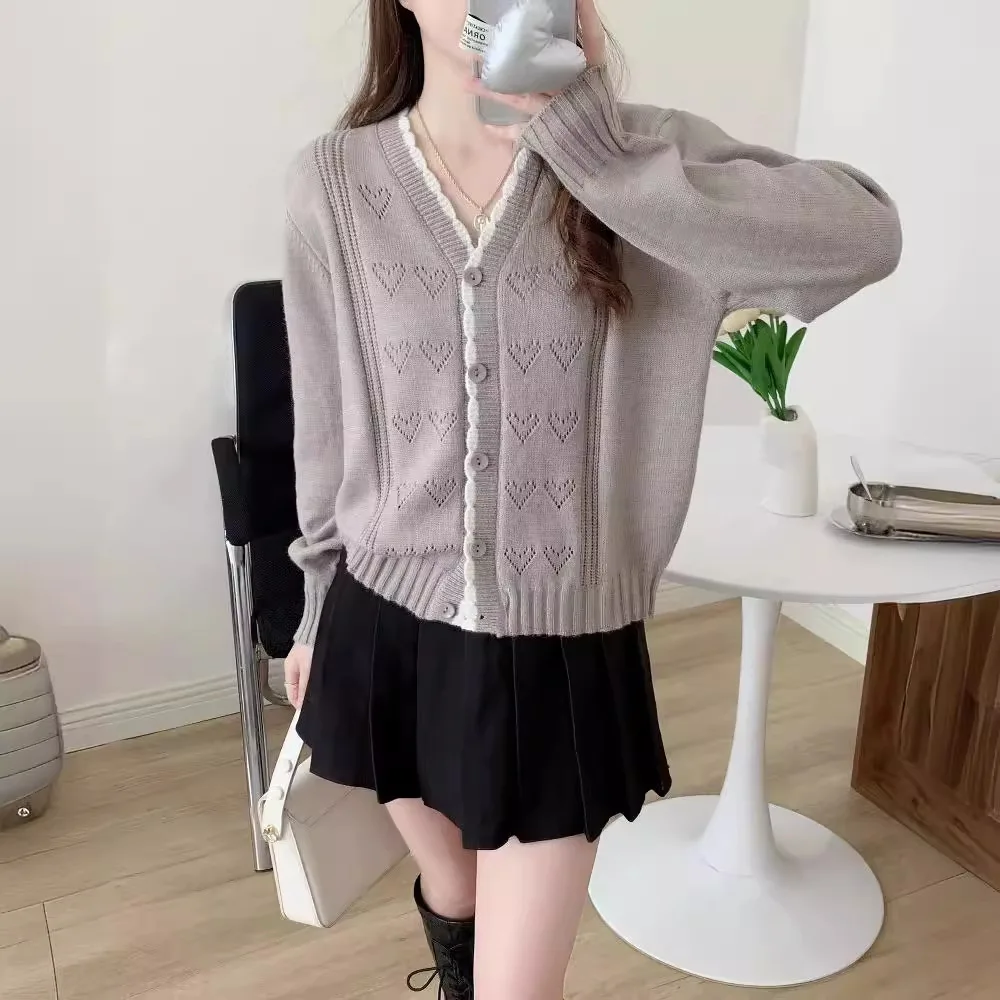 Женский красный пуловер из полиэстера |