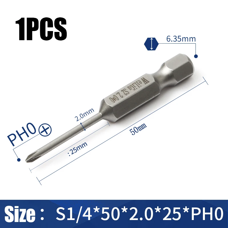 

1 шт. 50 мм 75 мм электрическая крестовая отвертка, фотоотвертка с шестигранным хвостовиком, фотоотвертка с головкой