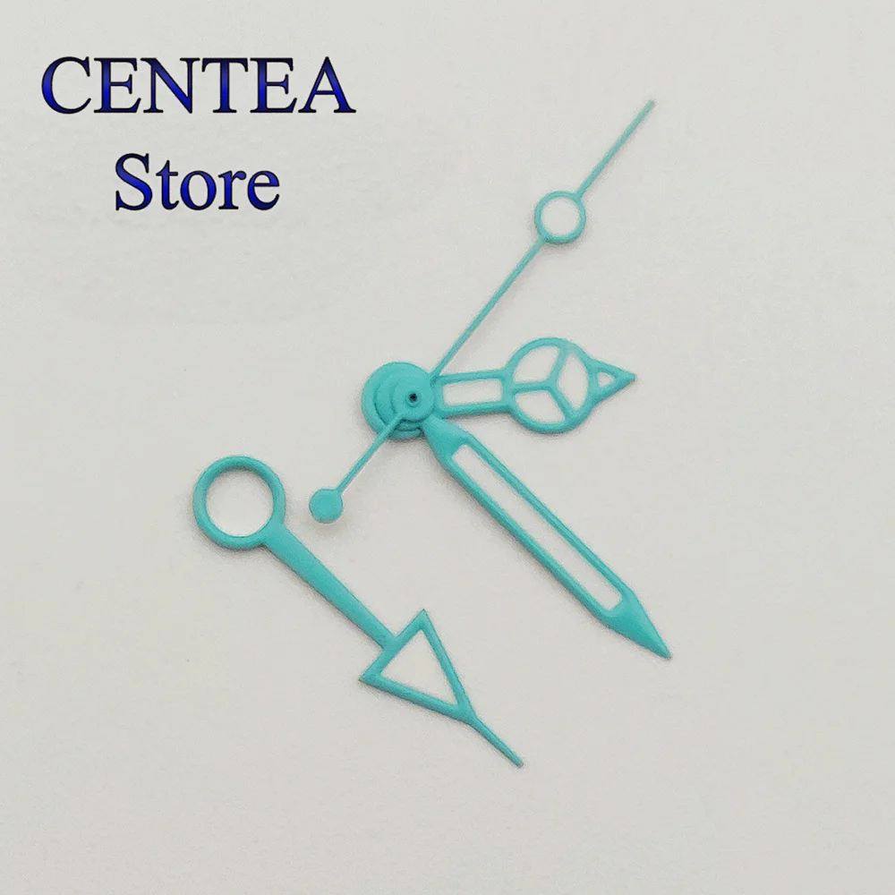 Часы RICHUS небесно-голубые GMT зеленые светящиеся стрелки подходят для NH34 NH35 NH36 ETA 2824