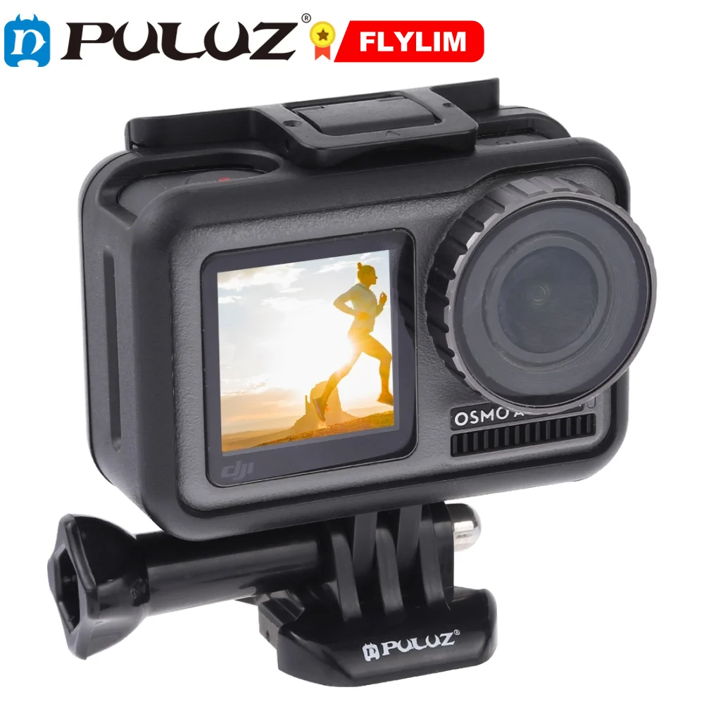 

Защитная рамка PULUZ для спортивной экшн-камеры DJI Osmo, чехол с винтовым креплением, аксессуары для спортивной камеры