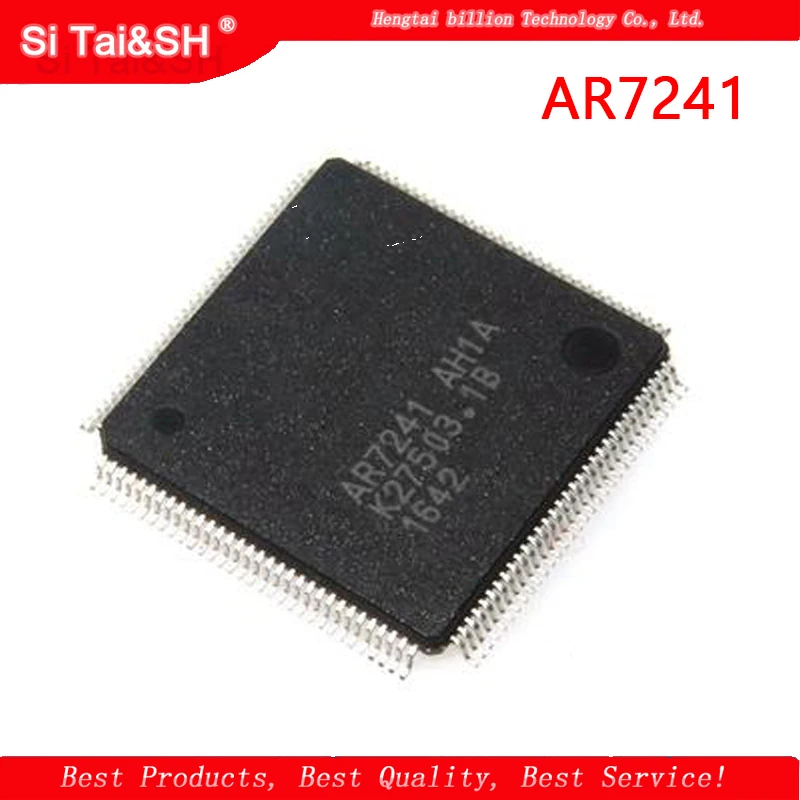 

1 шт., AR7241 Φ, QFP-чип маршрутизатора, новая Оригинальная IC AR7241-AH1A 1.