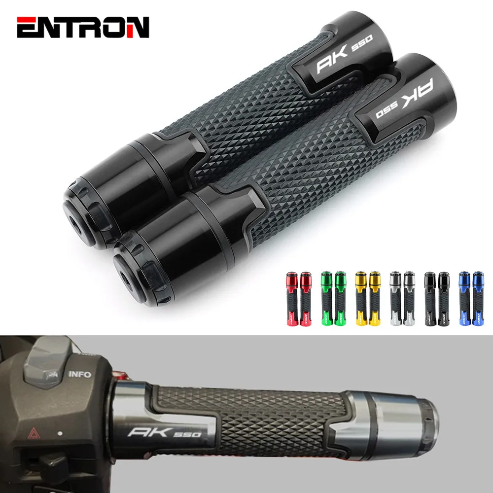 

1 Pair For KYMCO AK550 AK 550 ABS 2017 2018 Moto CNC Handle Bar Hand Grip Handlebar Grips End Plug Cap Motorcycle Accessories