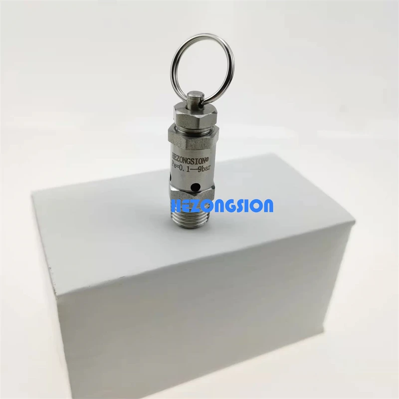 Мини-клапан безопасности с наружной резьбой 1/4 дюйма NPT BSPT санитарный