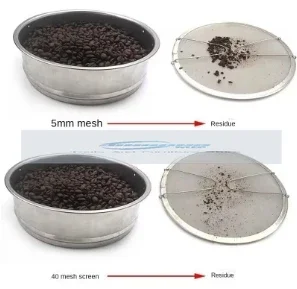 110 В/220 В Koffiebonenkoeler Met Blender 500G Koffie Gebraden Радиатор Koelplaat Koffieboonkoeler 5 мм/40 Mesh Scherm