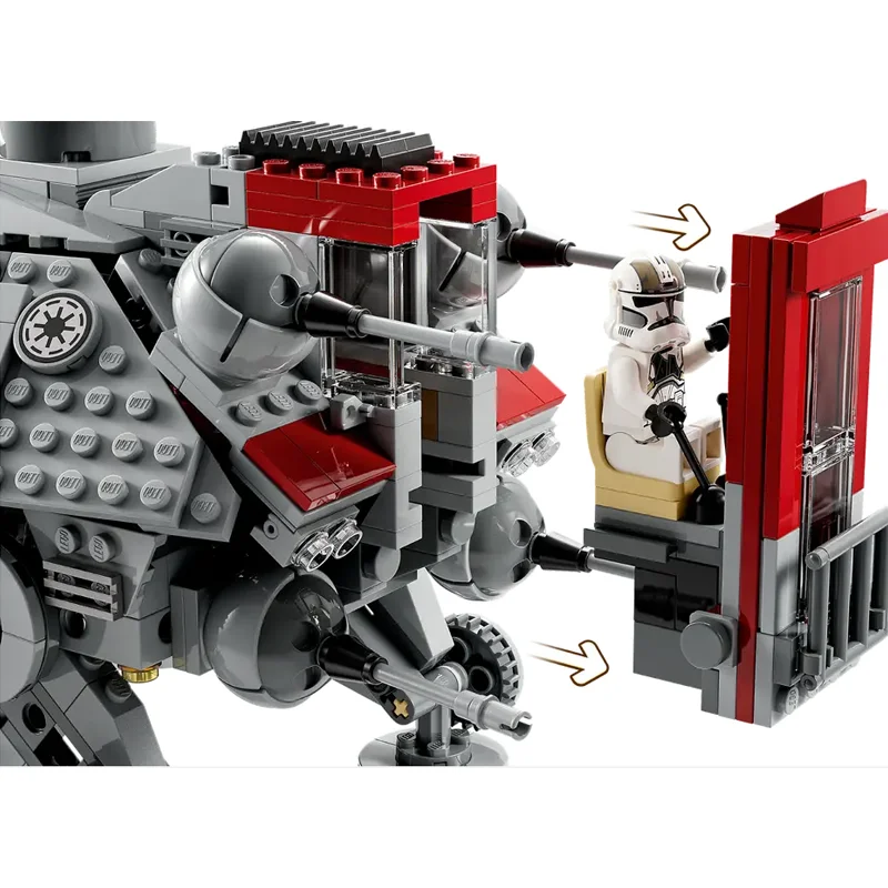 Совместимые строительные блоки с мультяшным роботом At-te для детей сувениры