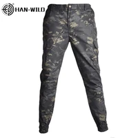 han wild men tactical fashion streetwear casual camouflage jogger pants sweatpants army military trousers camouflage cargo pants