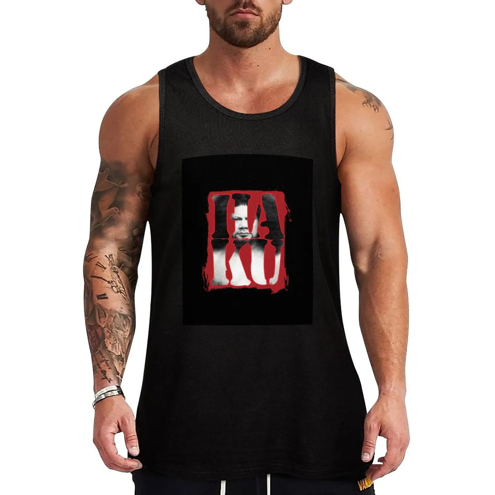 Haku - Meng King Tonga Tank Top спортивные аксессуары мужские топы летние жилеты Muscle fit для